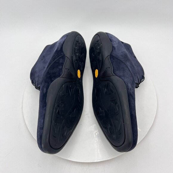 Harrys of London Men Size 9.5 Blue Navy Suede Vibram Sole Ankle Chukka Boot - Picture 7 of 13